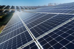Solar panel logistics in India showing transport and installation in remote areas